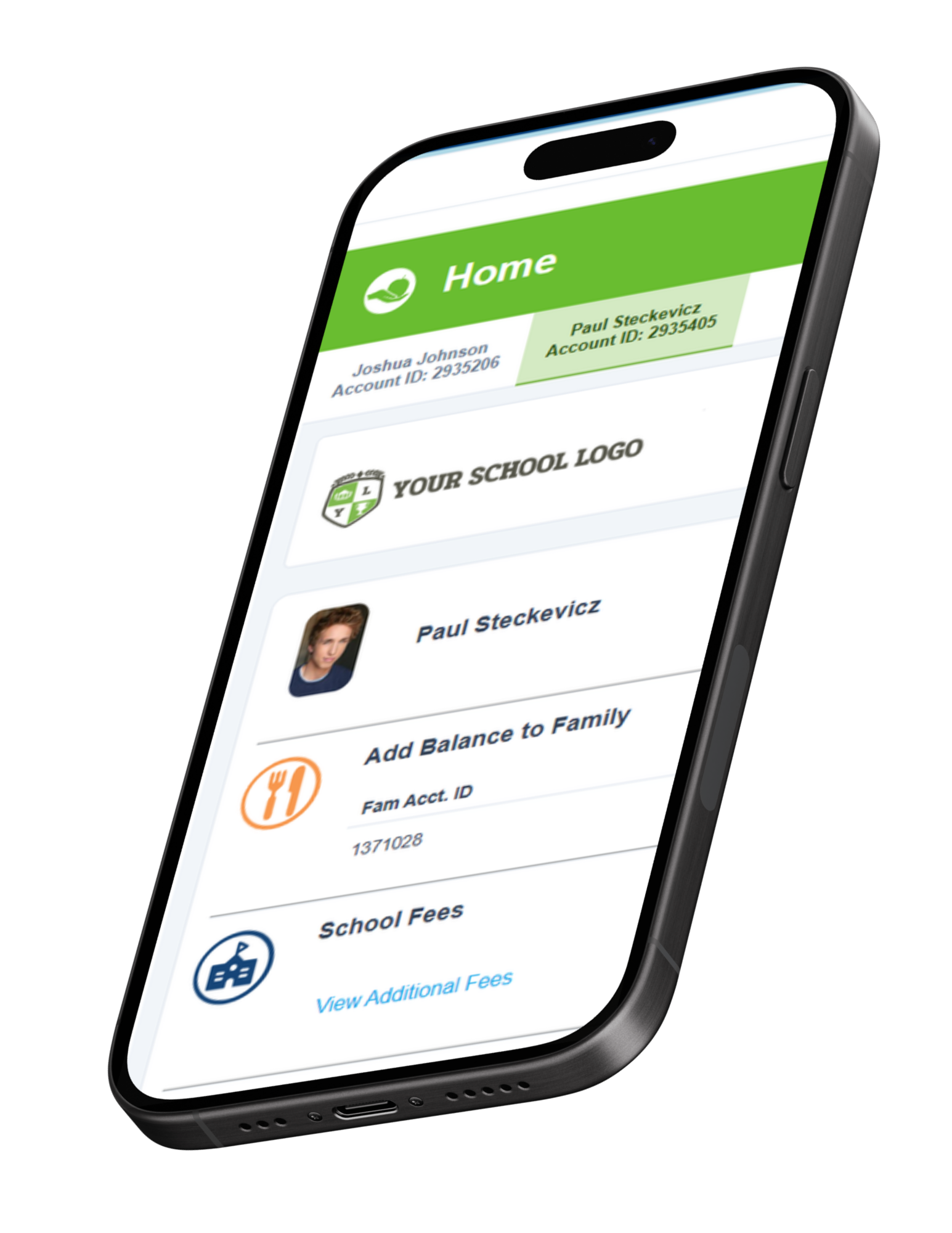 EduTrak parent portal on mobile